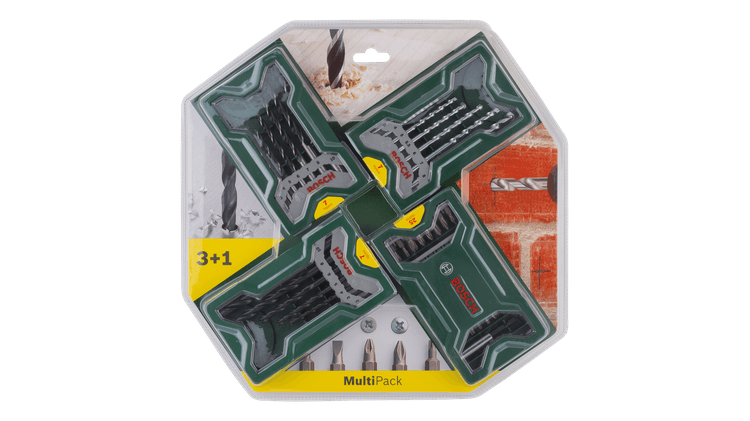 BOSCH Bohrer und BitSet Multipack 31 MiniXLineSet, 46teilig