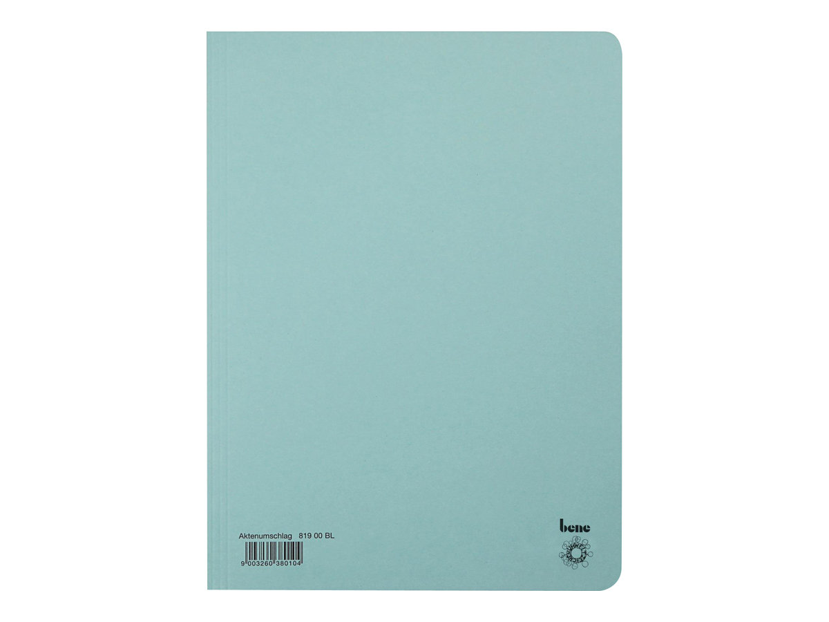 25 bene Aktendeckel DIN A4 blau