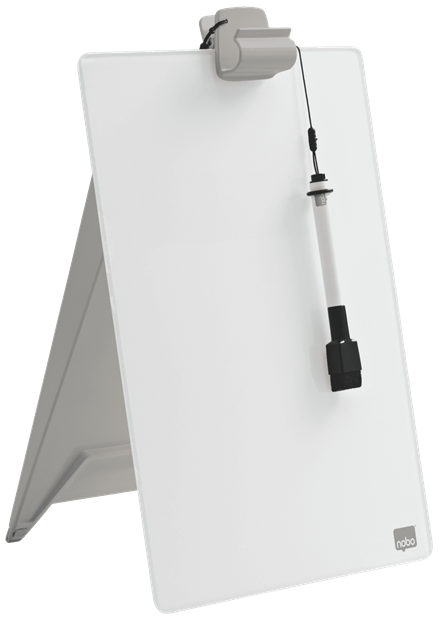 Nobo Diamond Whiteboard Desktop 21,6 x 29,7 cm brillant weiß Glas