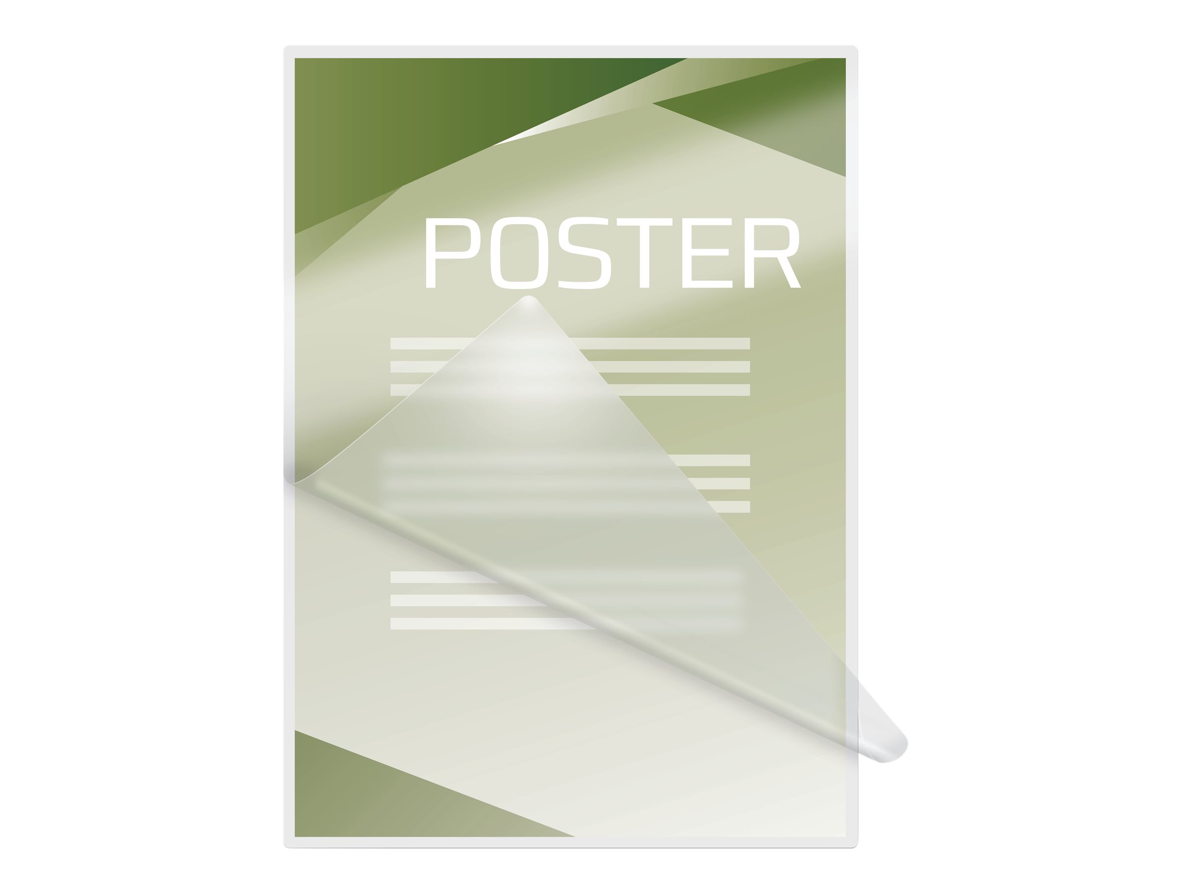 50 GBC Laminierfolien glaenzend fuer A2 125 micron