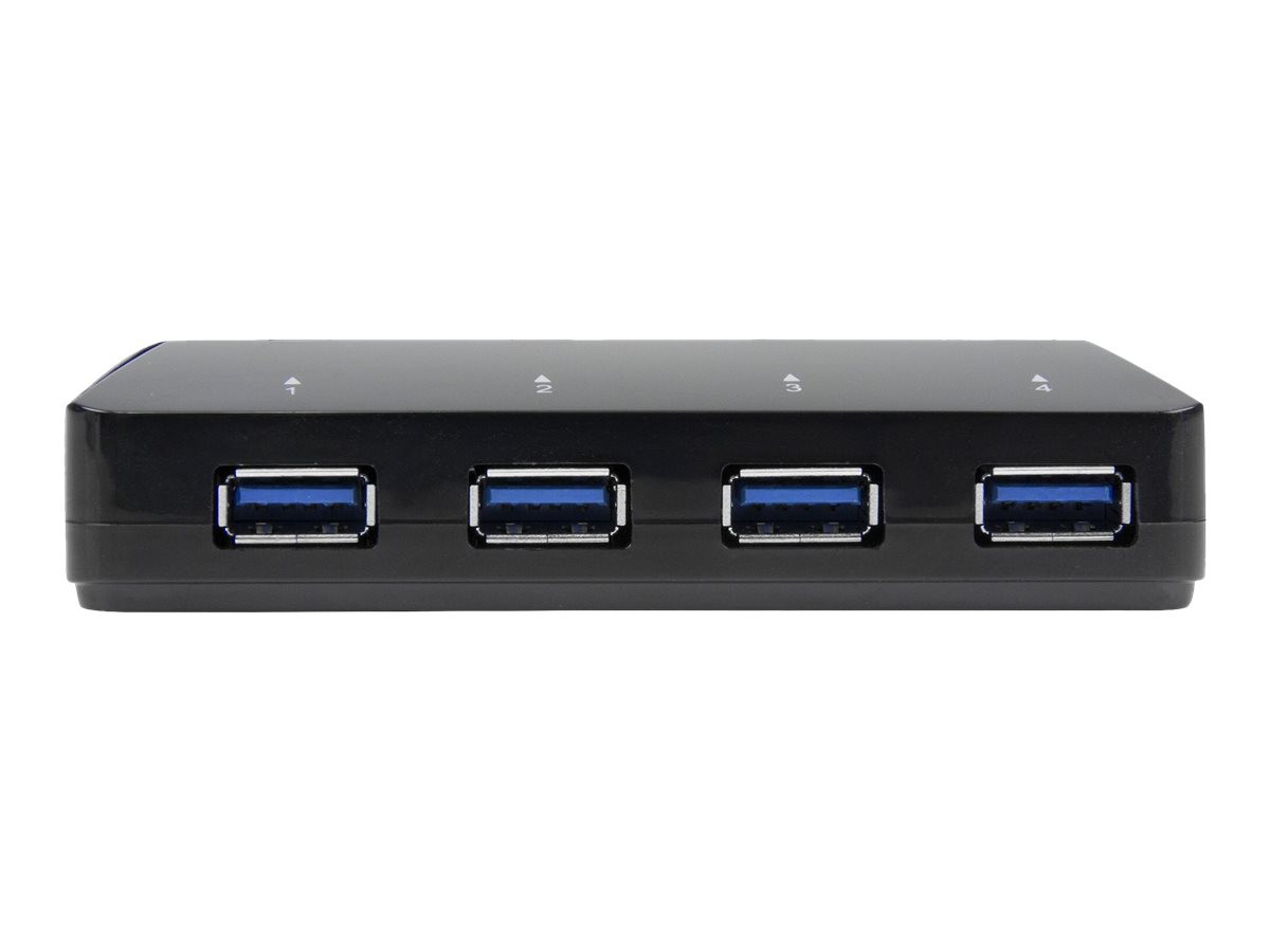 STARTECHCOM 4 Port USB 30 Hub plus dedizierter Ladeanschluss 1 x 24 A Port Desktop USB Hub und Schnelllade Station