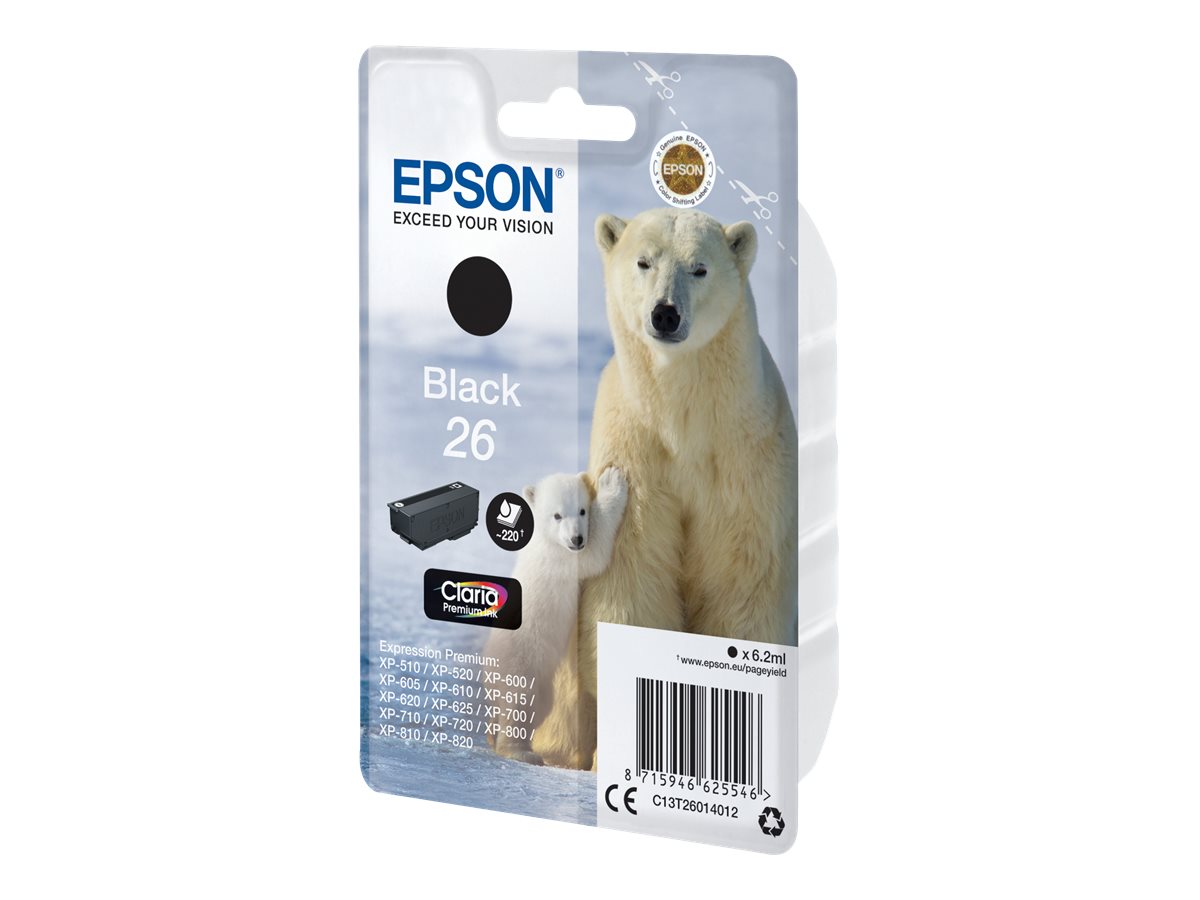 C13T26014012 EPSON XP Tinte black ST 220 C13T26014012 EPSON XP Tinte black ST 220