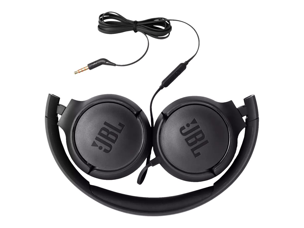 JBL JBLT500BLK Tune500 - Kabelgebundener On-Ear-Kopfh?rer - Leicht und faltbar