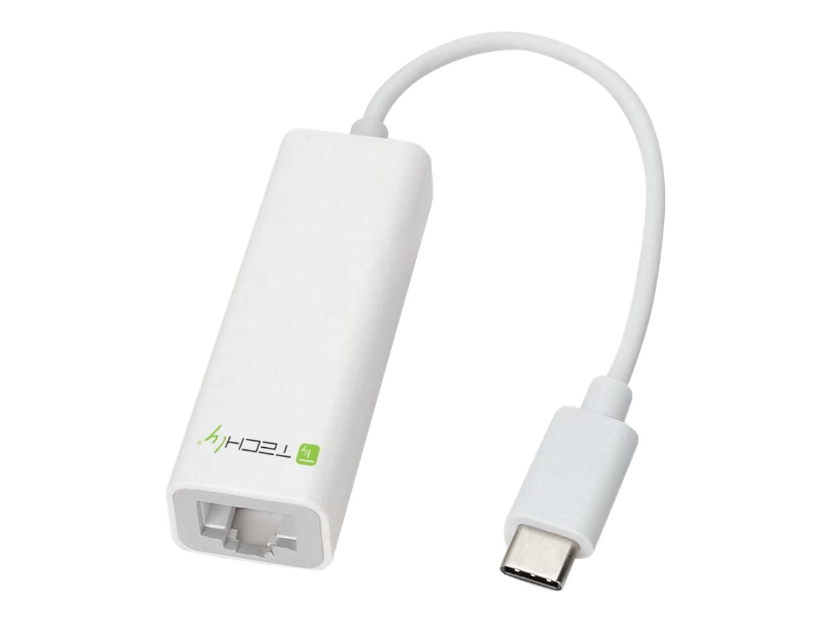 TECHLY USB 3.1 Typ C auf RJ45 Gigabit 10/100/1000 Konverter zum Anschluss eines Laptop oder PC an ein Netzwerk TECHLY USB 3.1 Typ C auf RJ45 Gigabit 10/100/1000 Konverter zum Anschluss eines Laptop oder PC an ein Netzwerk