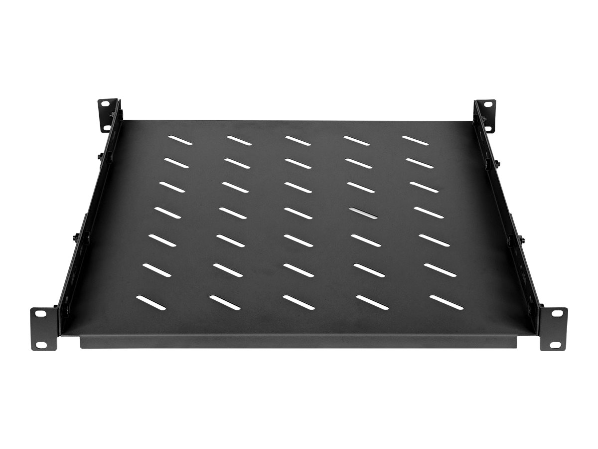 INTELLINET 48,26cm 19Zoll Fachboden verstellbare Schienen 550-750mm Fläche 550mm für Schrank 800mm tief 1HE 20kg Traglast schwarz INTELLINET 48,26cm 19Zoll Fachboden verstellbare Schienen 550-750mm Fläche 550mm für Schrank 800mm tief 1HE 20kg Traglast schwarz