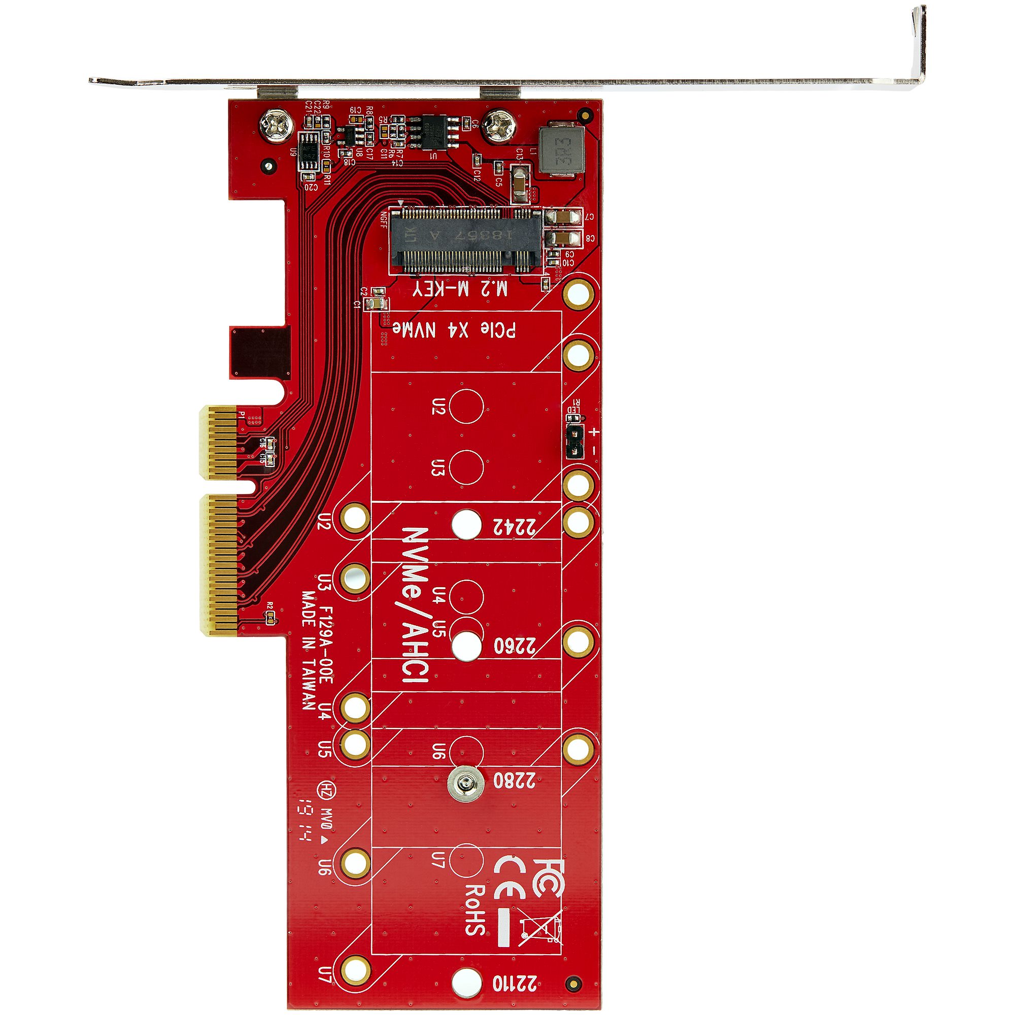 STARTECHCOM x4 PCIe Expansion card to M2 NGFF NVMe SSD Adapter Card