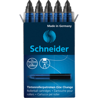 Schneider One Change Tintenrollerminen schwarz 0,6 mm 5 St
