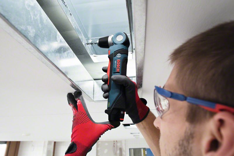 BOSCH Professional GWB 12V10 AkkuWinkelbohrschrauber 12,0 V, mit 2 Akkus