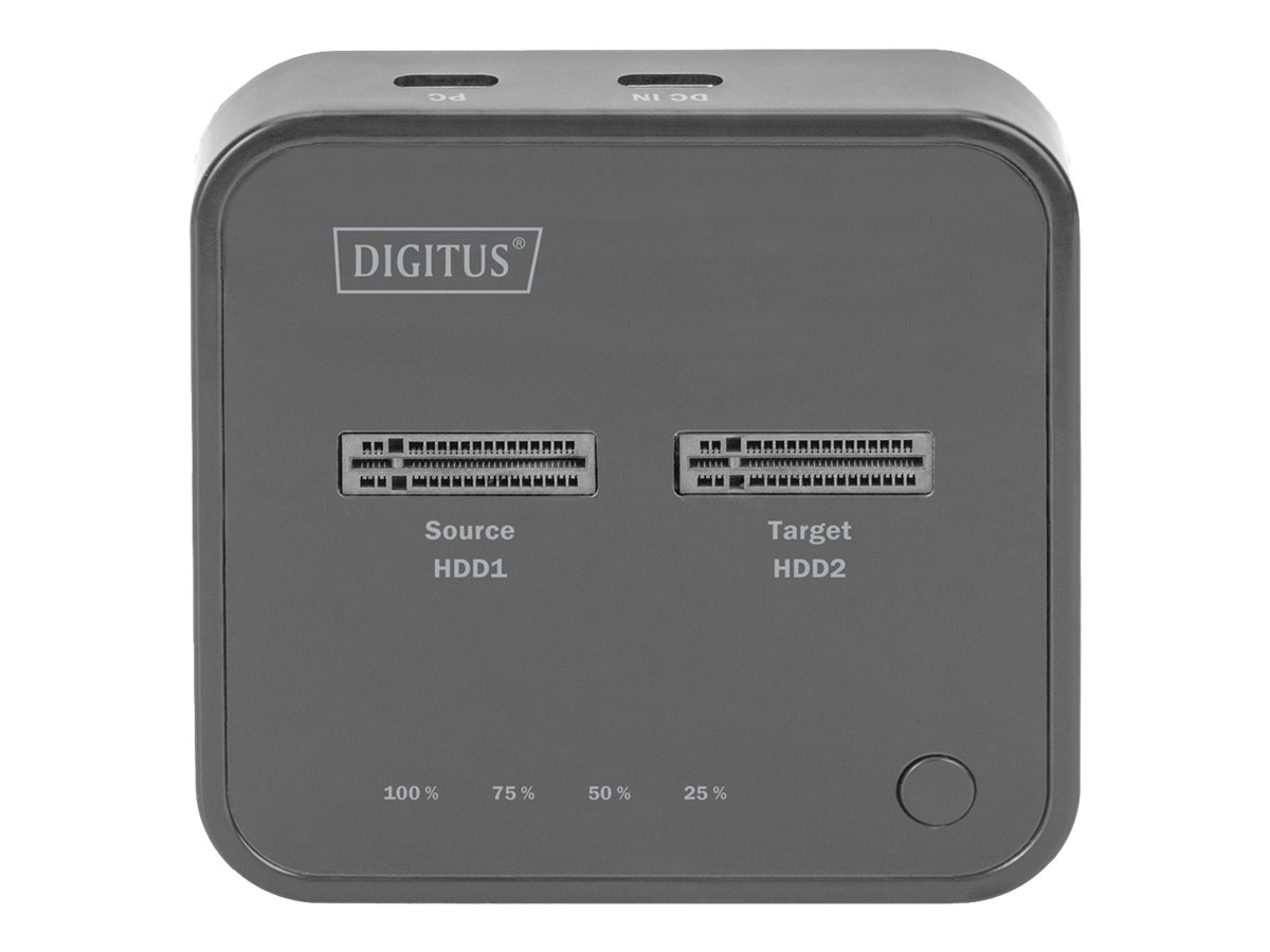 DIGITUS NVMe Clone station USB3.1 Gen2 type-C NVMe M.2 SSD enclosure