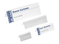 DURABLE Tischnamensschilder transparent 15,0 x 6,1 cm, 10 St. DURABLE Tischnamensschilder transparent 15,0 x 6,1 cm, 10 St.