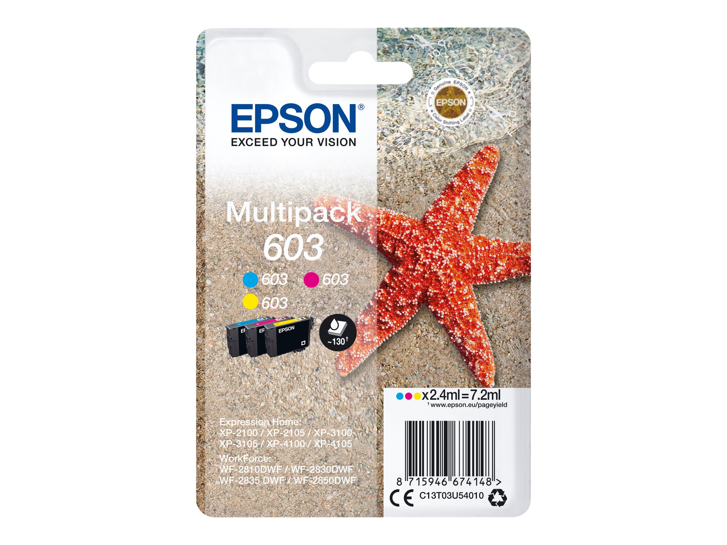 C13T03U54010 EPSON Nr.603 XP Tinte (3) C13T03U54010 EPSON Nr.603 XP Tinte (3)