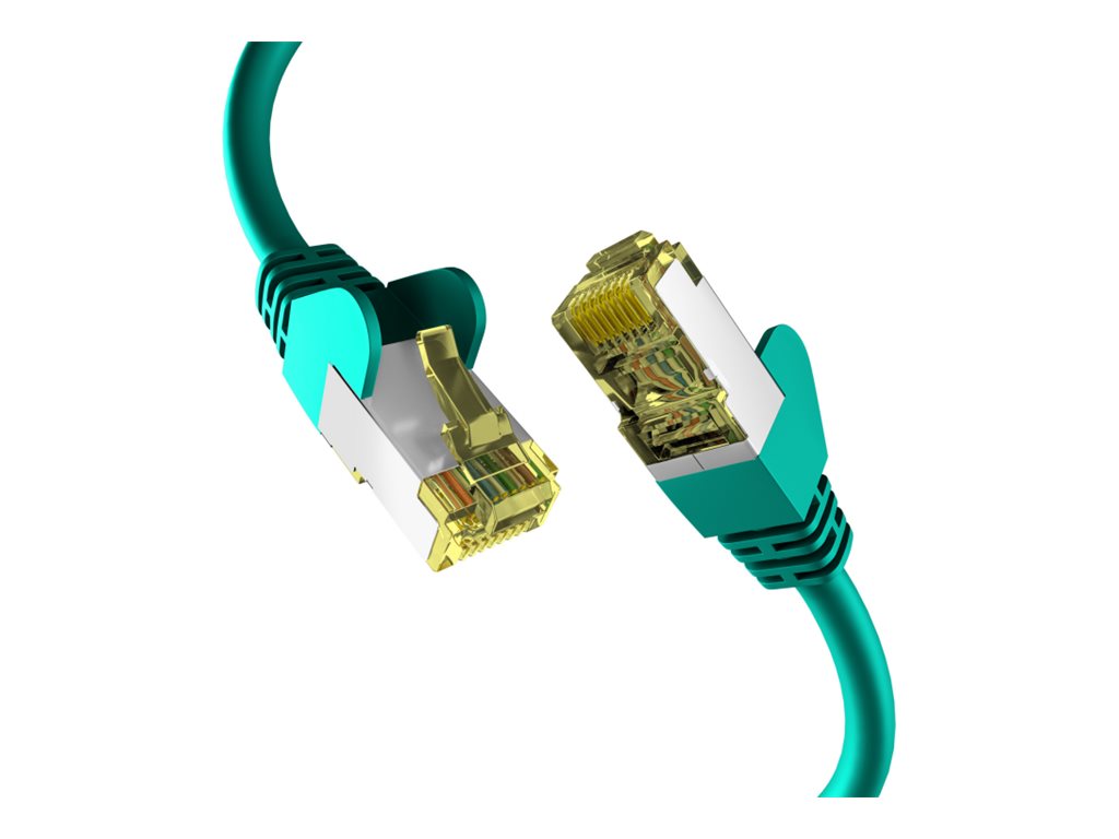 EFB Netzwerkkabel CAT6a S/FTP PIMF 10 Gigabit Ethernet Kupfer 0,15m grün