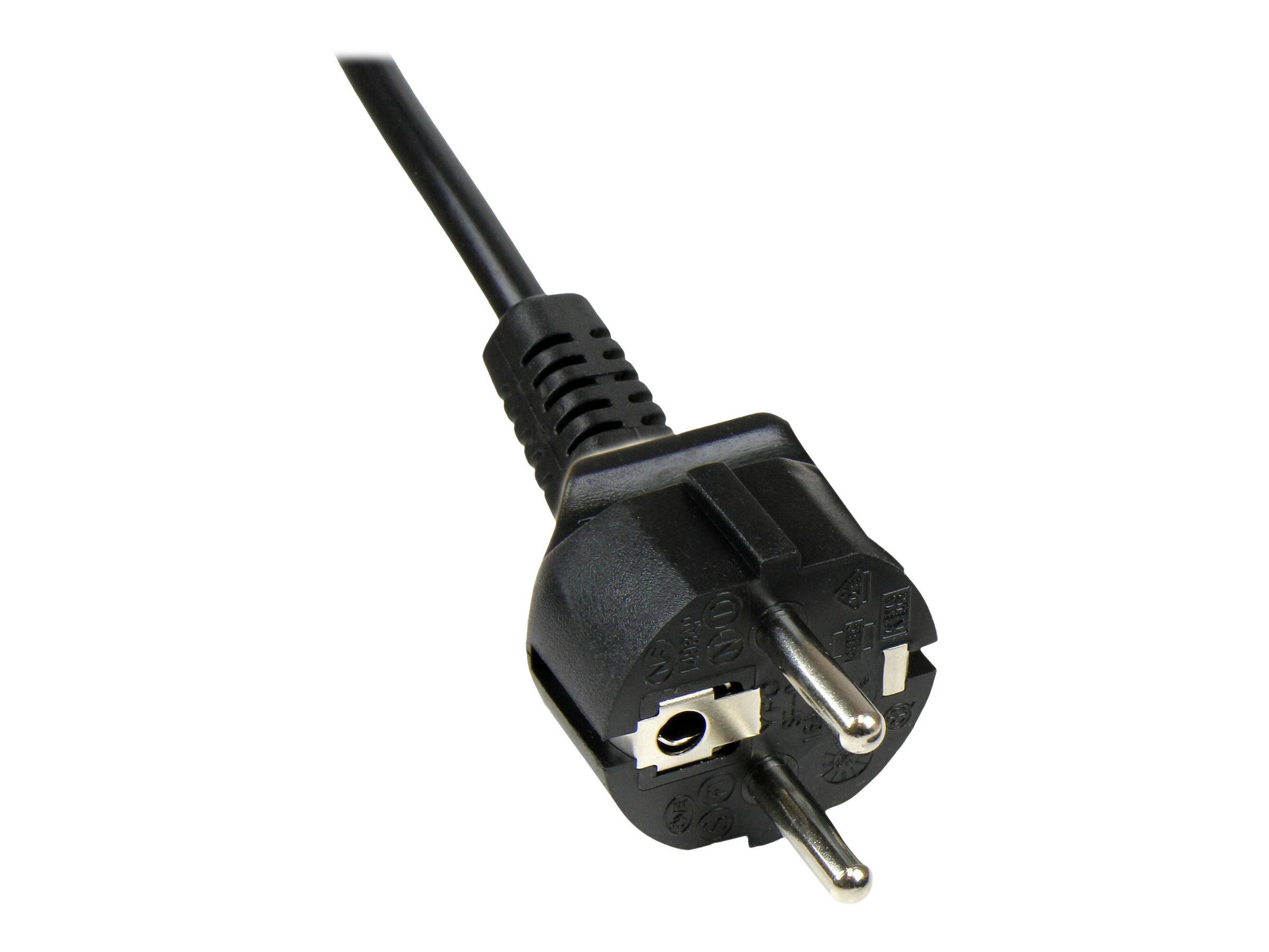 STARTECH.COM 1m 3 Prong Laptop Power Cord Schuko CEE7 to C5 Clover Leaf Power Cable Lead STARTECH.COM 1m 3 Prong Laptop Power Cord Schuko CEE7 to C5 Clover Leaf Power Cable Lead