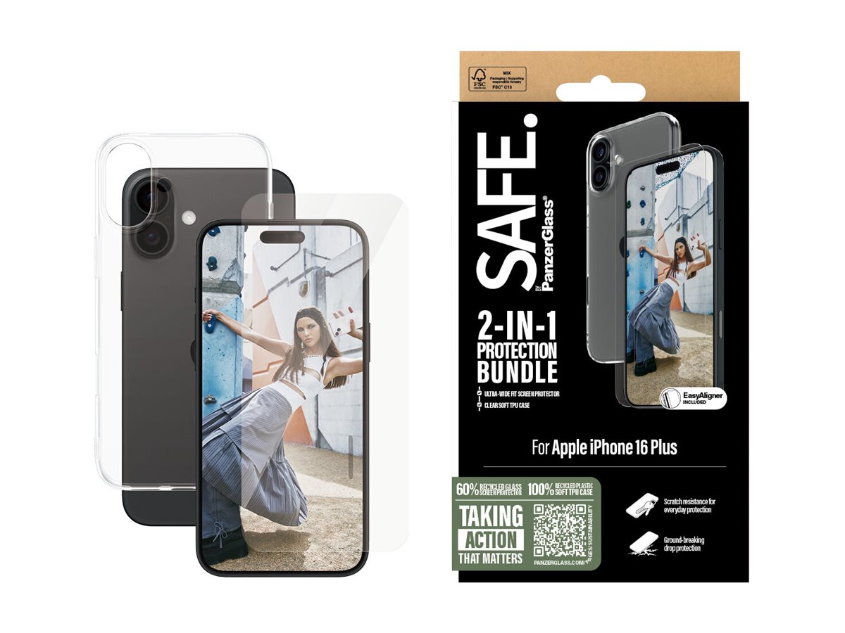 SAFE. 2in1 Protection Bundle iPhone 16 Plus