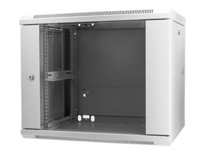 INTELLINET 48,3cm Wandverteiler 9HE 600mm tief 19 Zoll BxHxT 500 x 600 x 600 vollstaendig montiert grau INTELLINET 48,3cm Wandverteiler 9HE 600mm tief 19 Zoll BxHxT 500 x 600 x 600 vollstaendig montiert grau