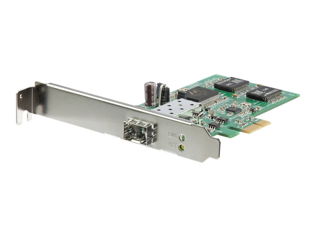 StarTech.com PCI Express Ethernet Gigabit LWL Netzwerkkarte mit offenem SFP - PCIe Glasfaser SFP NIC - Gigabit Ethernet Adapter - Netzwerkadapter - PCIe