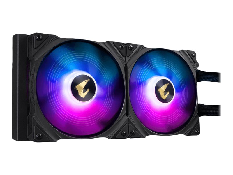 AORUS WATERFORCE 280LIQUID CPU COOLER with ARGB display