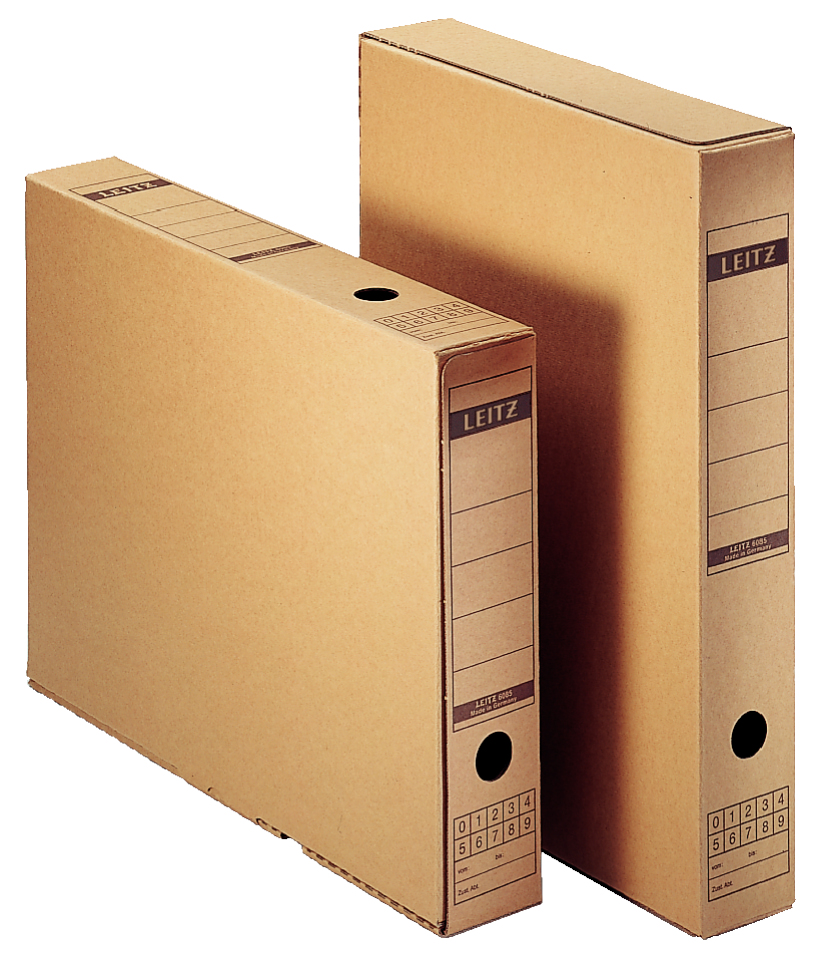 Esselte Leitz Archivboxen 6084 Naturbraun