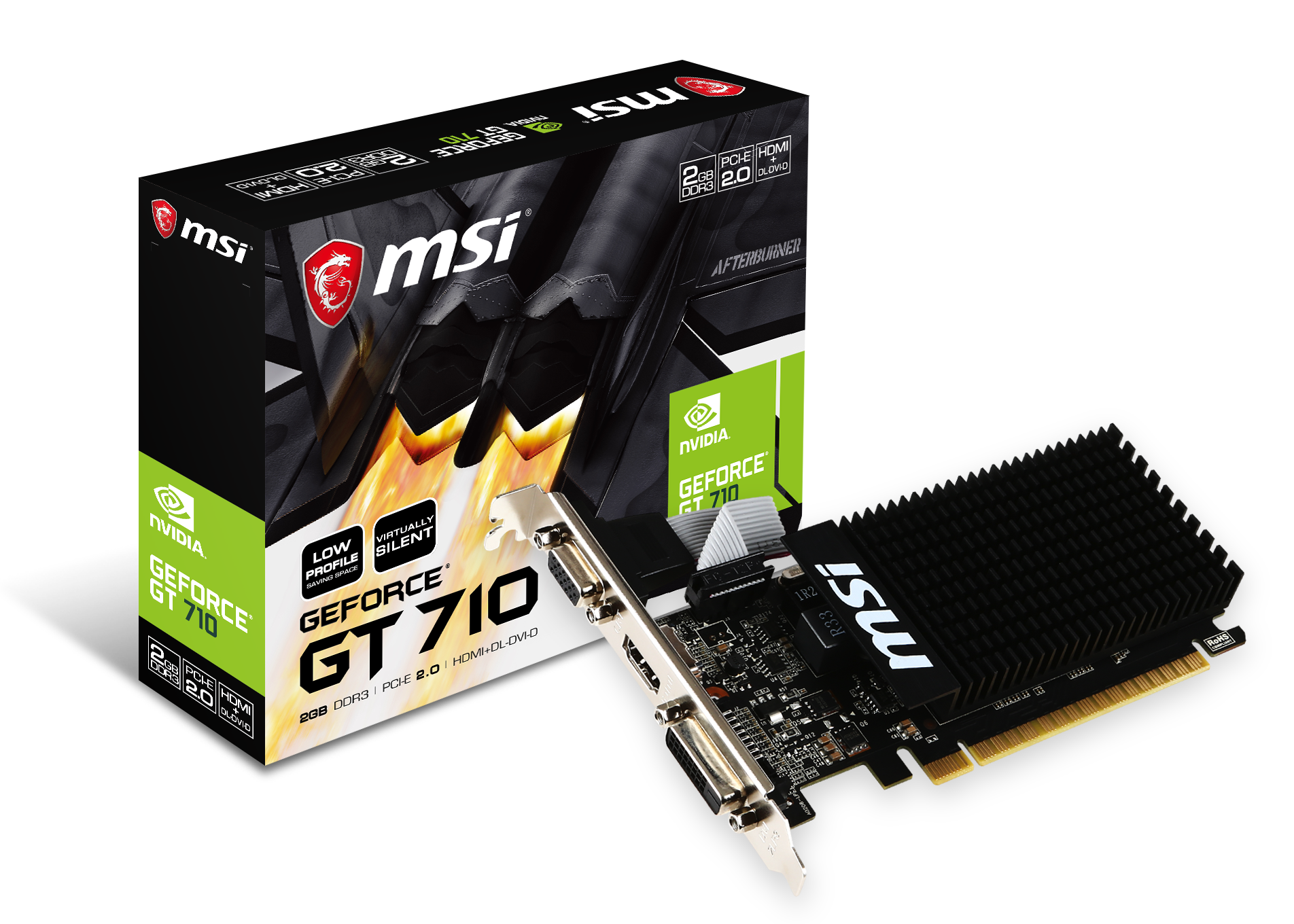 GT710 2GB MSI LP passiv DDR3