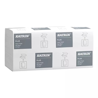 KATRIN Papierhandtuecher 85040 Plus Zick-Zack-Falzung 2-lagig 4.000 Tuecher