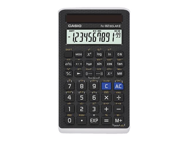 CASIO FX-82Solar II Wissenschaftlicher Taschenrechner schwarz CASIO FX-82Solar II Wissenschaftlicher Taschenrechner schwarz