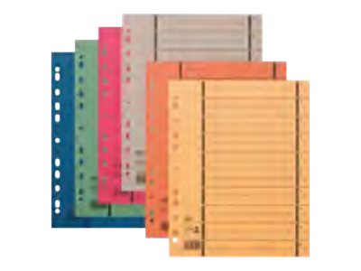 OXFORD Trennblaetter 1-10 blau, 100 St. OXFORD Trennblaetter 1-10 blau, 100 St.
