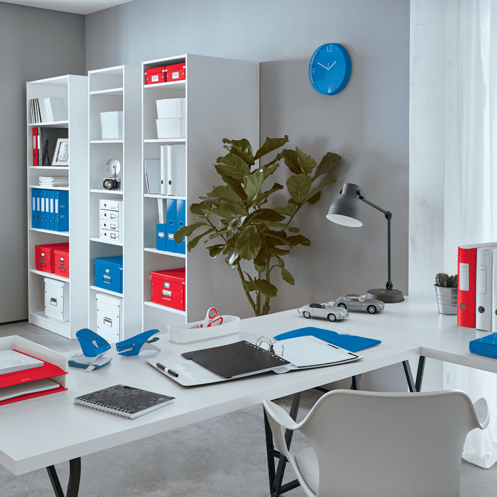 LEITZ Heftgerät NeXXt 5528 WOW Mini rotmetallic, 1 St