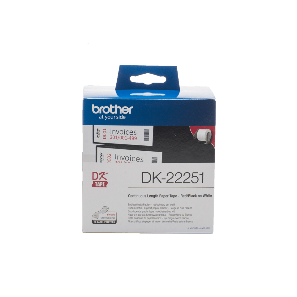 DK22251 BROTHER QL800 Etikettenrolle