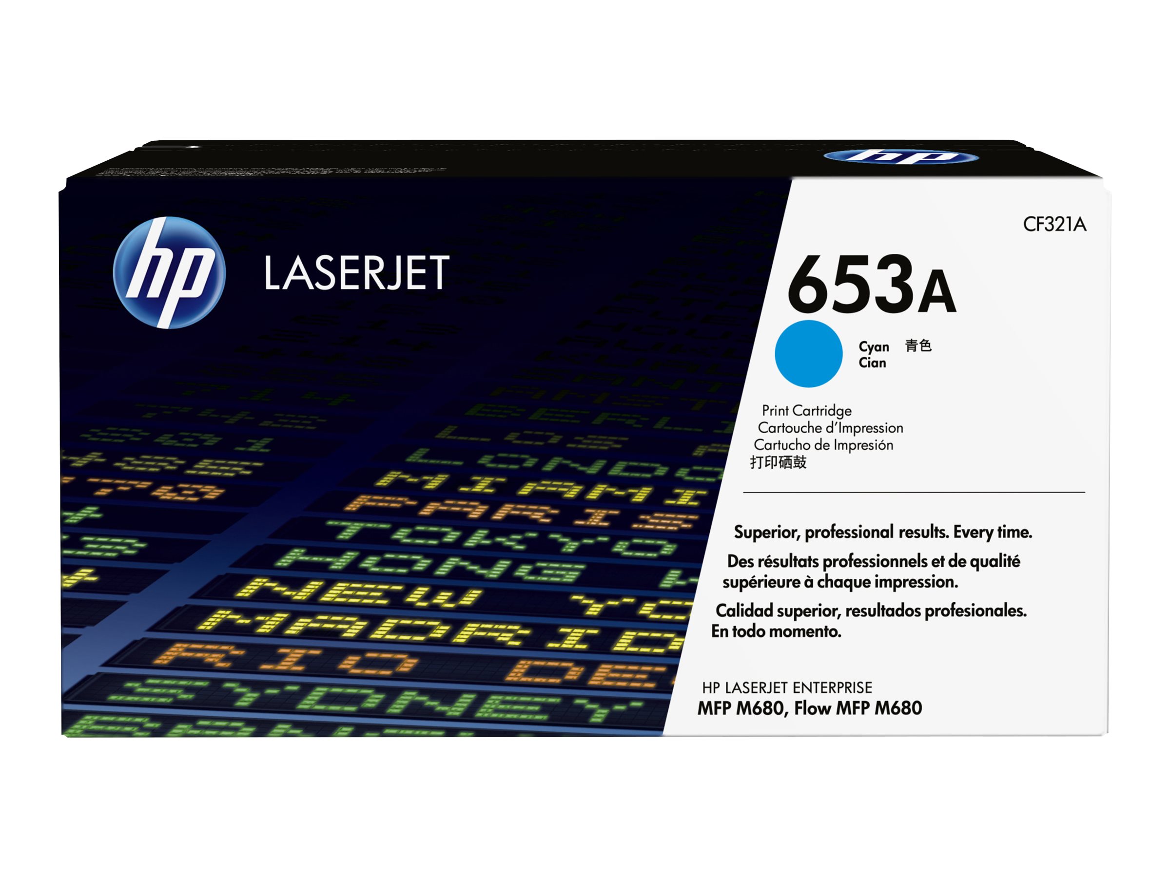 HP 653A Original Toner cyan Standardkapazität 16.500 Seiten 1er-Pack HP 653A Original Toner cyan Standardkapazität 16.500 Seiten 1er-Pack