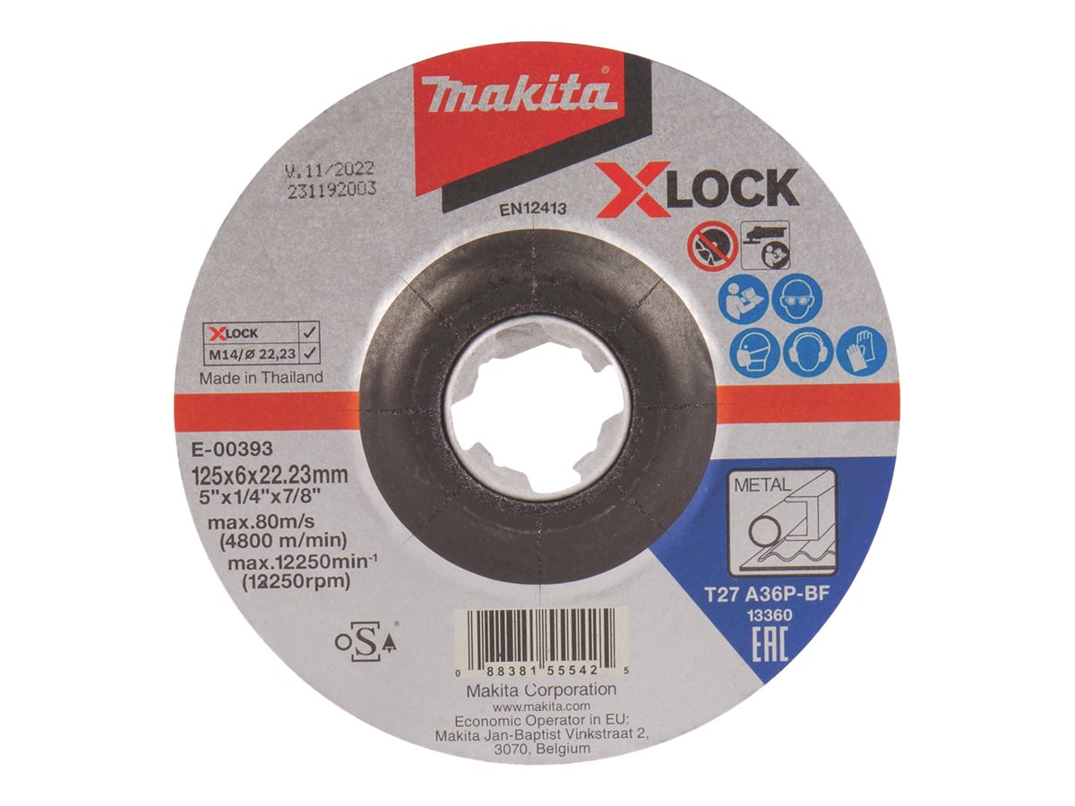 makita Schruppscheibe X-Lock E-00393 makita Schruppscheibe X-Lock E-00393