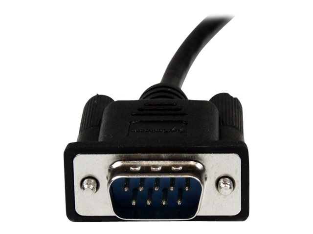 STARTECH.COM 2m Black DB9 RS232 Serial Null Modem Cable F/M