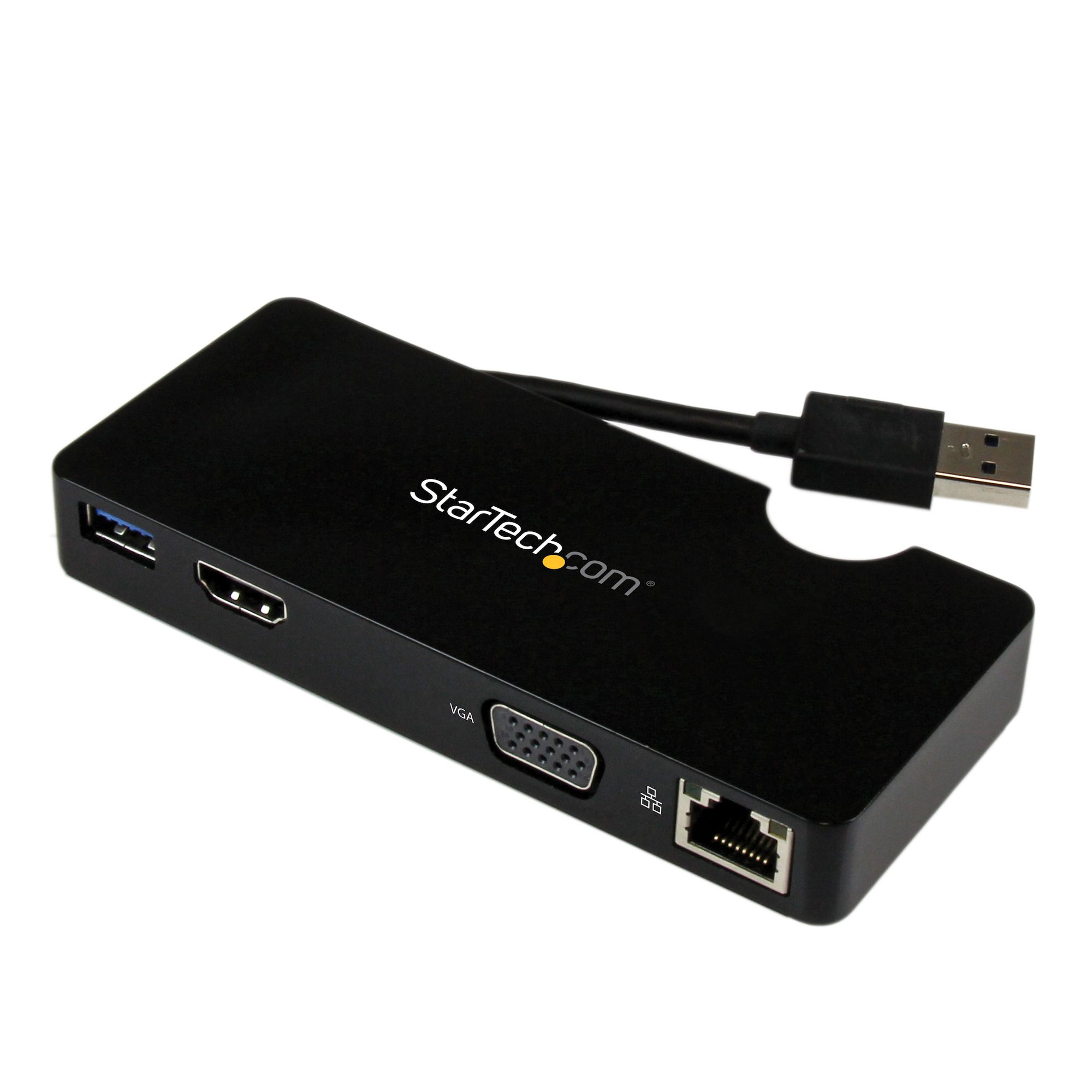STARTECHCOM Travel Docking Station for Laptops HDMI or VGA USB 30