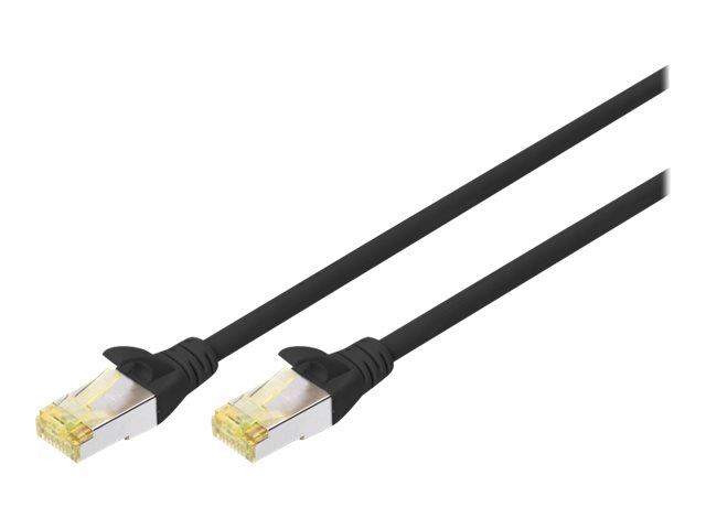 DIGITUS CAT 6A S-FTP Patchk. Cu, LSZH AWG 26/7, 1 m, 10er, SW