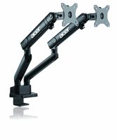 acer Monitor-Halterung schwarz fuer 2 Monitore, Tischklemme acer Monitor-Halterung schwarz fuer 2 Monitore, Tischklemme