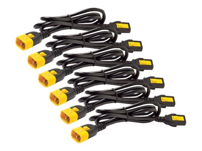APC Power Cord Kit 6 ea Locking C13 to C14 0.6m North America APC Power Cord Kit 6 ea Locking C13 to C14 0.6m North America