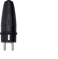 Merten Vollgummi-Stecker SCHUKO 122051 Vollgummi-SCHUKO-Stecker schwarz Merten Vollgummi-Stecker SCHUKO 122051 Vollgummi-SCHUKO-Stecker schwarz