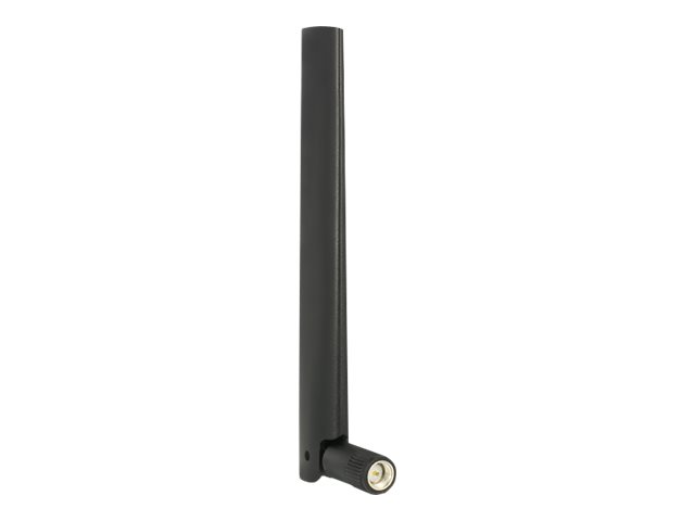 DELOCK Antenne ZigBee Multi Bluetooth GSM LTE UMTS WLAN IEEE 80211 bgn SMA 1 43 dBi omni Gelenk schwarz
