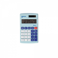 MAUL M 8 Taschenrechner hellblau
