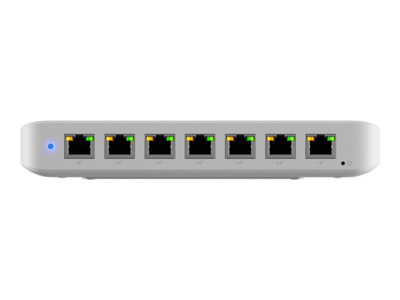 UBIQUITI UniFi Switch Ultra 210W / 8 Port / Layer 2 / 1 PoE++ input / 7 PoE/PoE+ output / USW-Ultra-210W