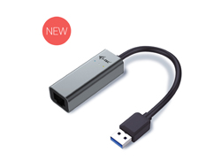 I-TEC USB 3.0 Metal Gigabit Ethernet Adapter 1x USB 3.0 auf RJ-45 LED-Anzeige fuer Notebook Tablet PC Windows Mac Linux Android