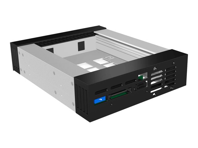 ICY BOX IB-129SSK-B Wechselrahmen fuer 3.5/2.5 SATA/SAS Festplatten Spezialgehaeuse aus Aluminium für bessere Kuehlung