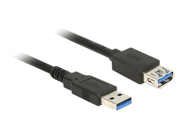 Delock Verlaengerungskabel USB 3.0 Typ-A Stecker > USB 3.0 Typ-A Buchse 1,0 m