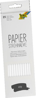 25 folia Strohhalme WHITE weiss 25 folia Strohhalme WHITE weiss