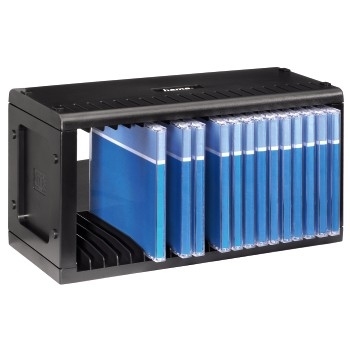 hama 20er CDDVDRegal CDRack 20 schwarz, 1 St