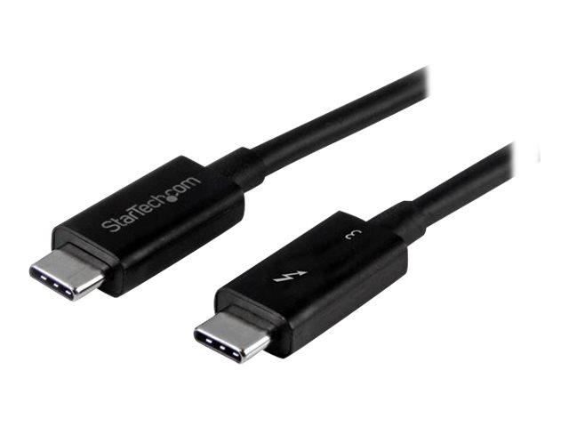 STARTECH.COM 0.5m Thunderbolt 3 40Gbps USB-C Cable Thunderbolt USB and DisplayPort Compatible