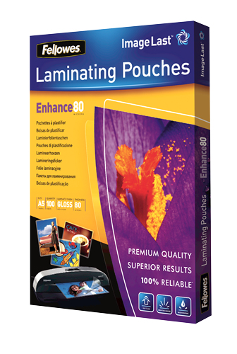 Fellowes Enhance80 ImageLast Laminierfolien glänzend für A5 80 micron, 100 St
