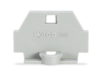 Wago Abschlussplatte 260-361 grau
