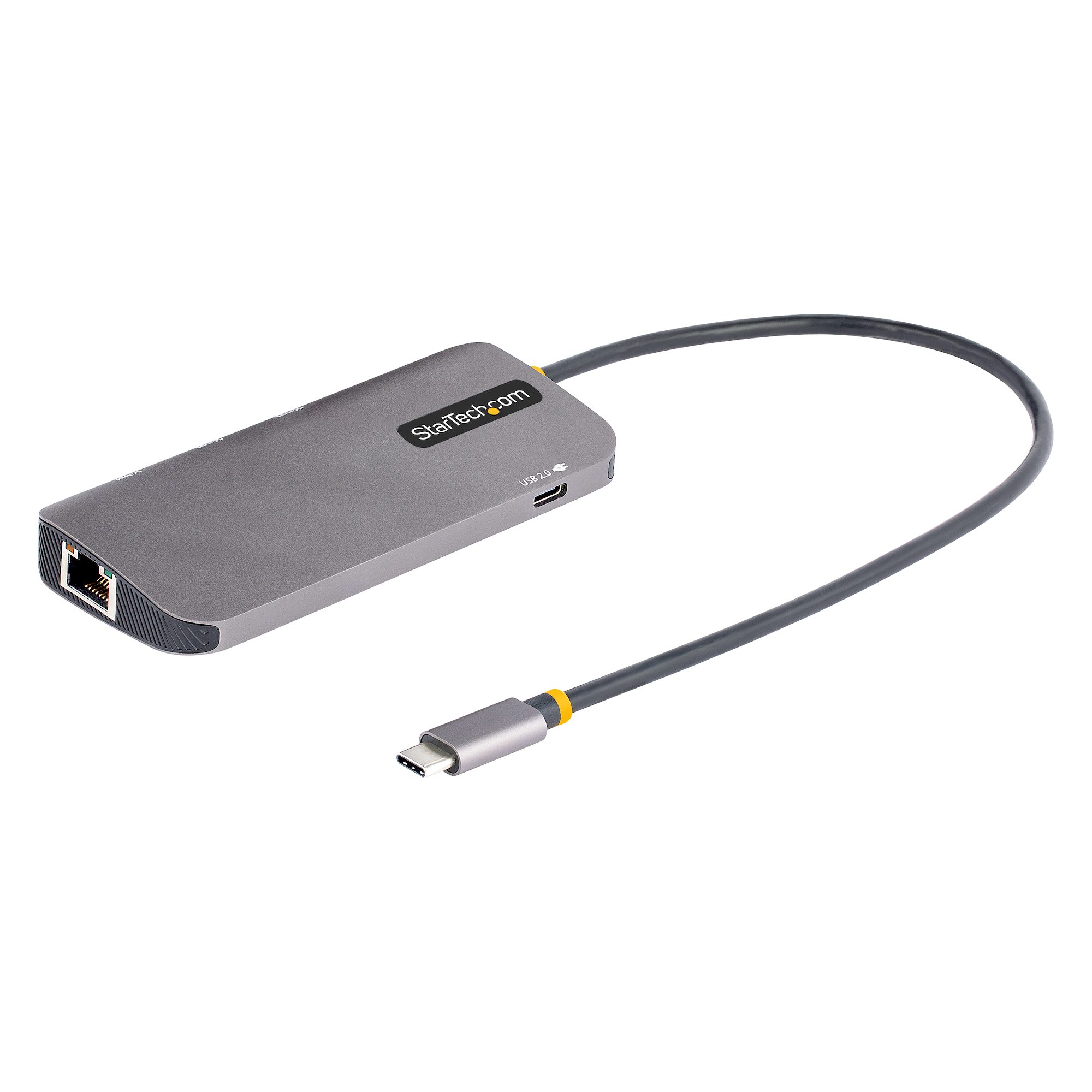 STARTECHCOM USB C Multiport Adapter 4K 60Hz HDMI HDR10 Video 3 Port 5Gbps USBA Hub 100W PD PassThrough GbE Mini Travel Dock