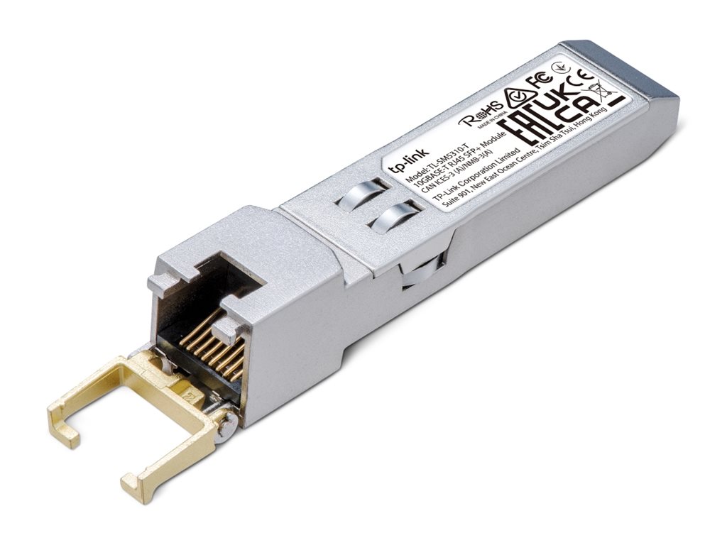 TP-LINK SM5310-T Omada 10G BASE-T RJ45 SFP+ Module Datenübertragung bis zu 30m bei 10G DDM