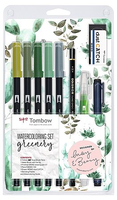 Tombow ABT Greenery Brush-Pen-Set farbsortiert, 1 Set Tombow ABT Greenery Brush-Pen-Set farbsortiert, 1 Set